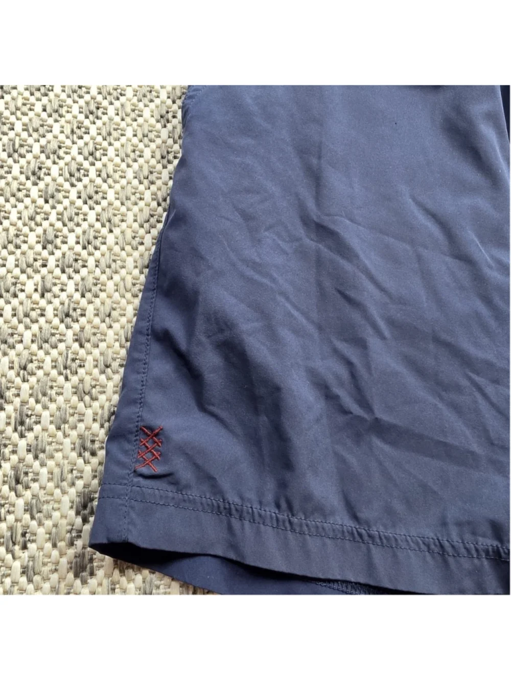 Rhone Men’s M Navy Blue Performance Athletic Shorts Drawstring Zip Pocket